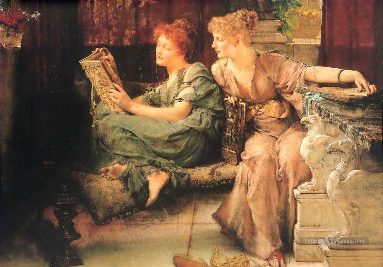 Comparaisons romantique Sir Lawrence Alma Tadema Peintures à l'huile
